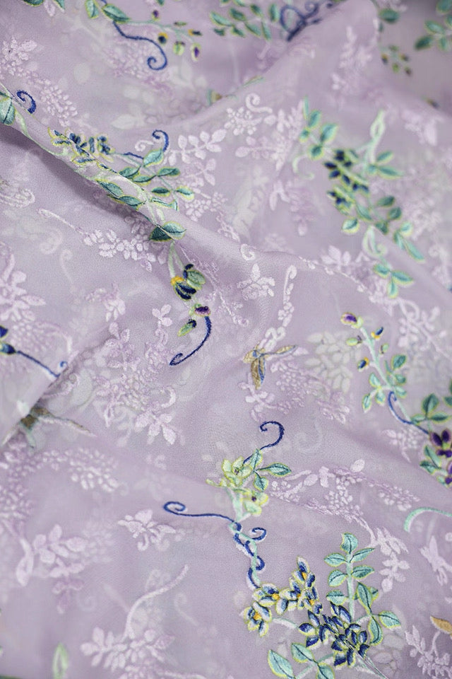 purple velvet cheongsam dress,  fabric